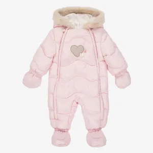 Pink Baby Snowsuit