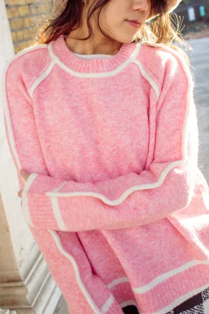 Piped Detail Knit Jumper