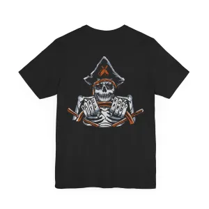 Pirate Captain Kunkle Tattoos T-Shirt Short Sleeve Shirt