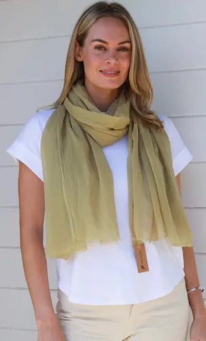 Pistachio Plain Scarf