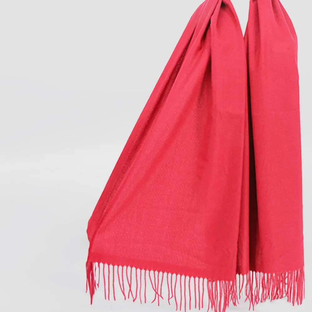 Plain Fringed Scarf