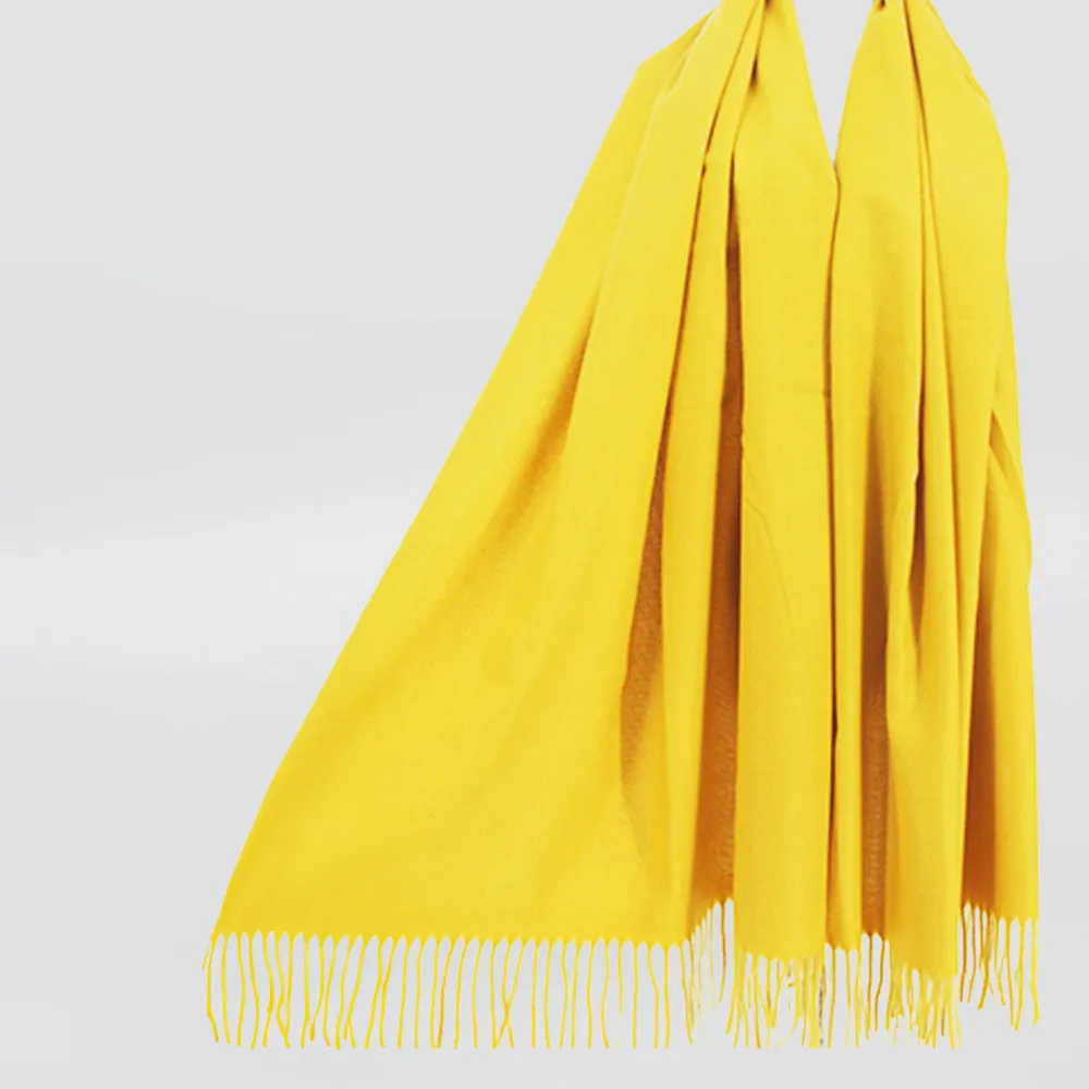 Plain Fringed Scarf
