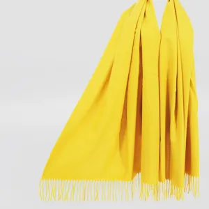 Plain Fringed Scarf