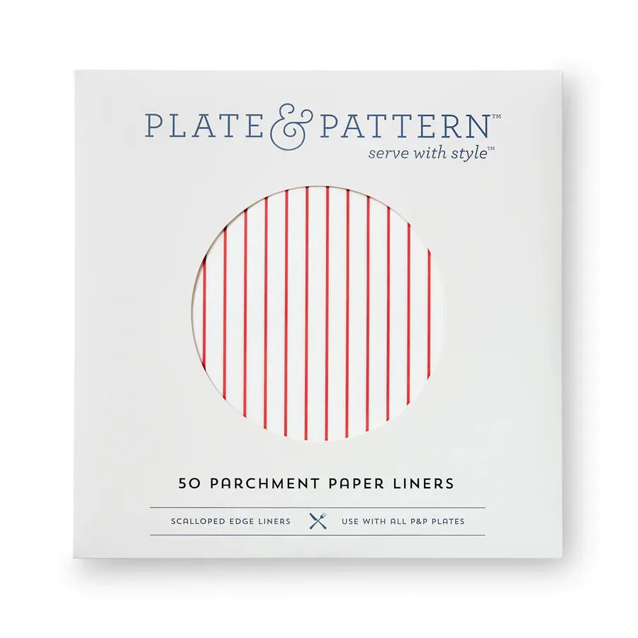 Plate & Pattern Parchment Plate Liners - (five variants)