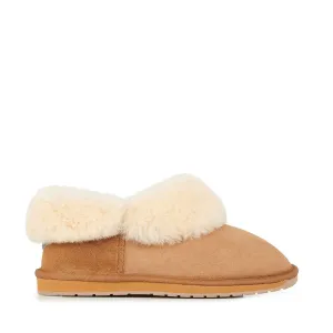 PLATINUM MINTARO SLIPPER - CHESTNUT