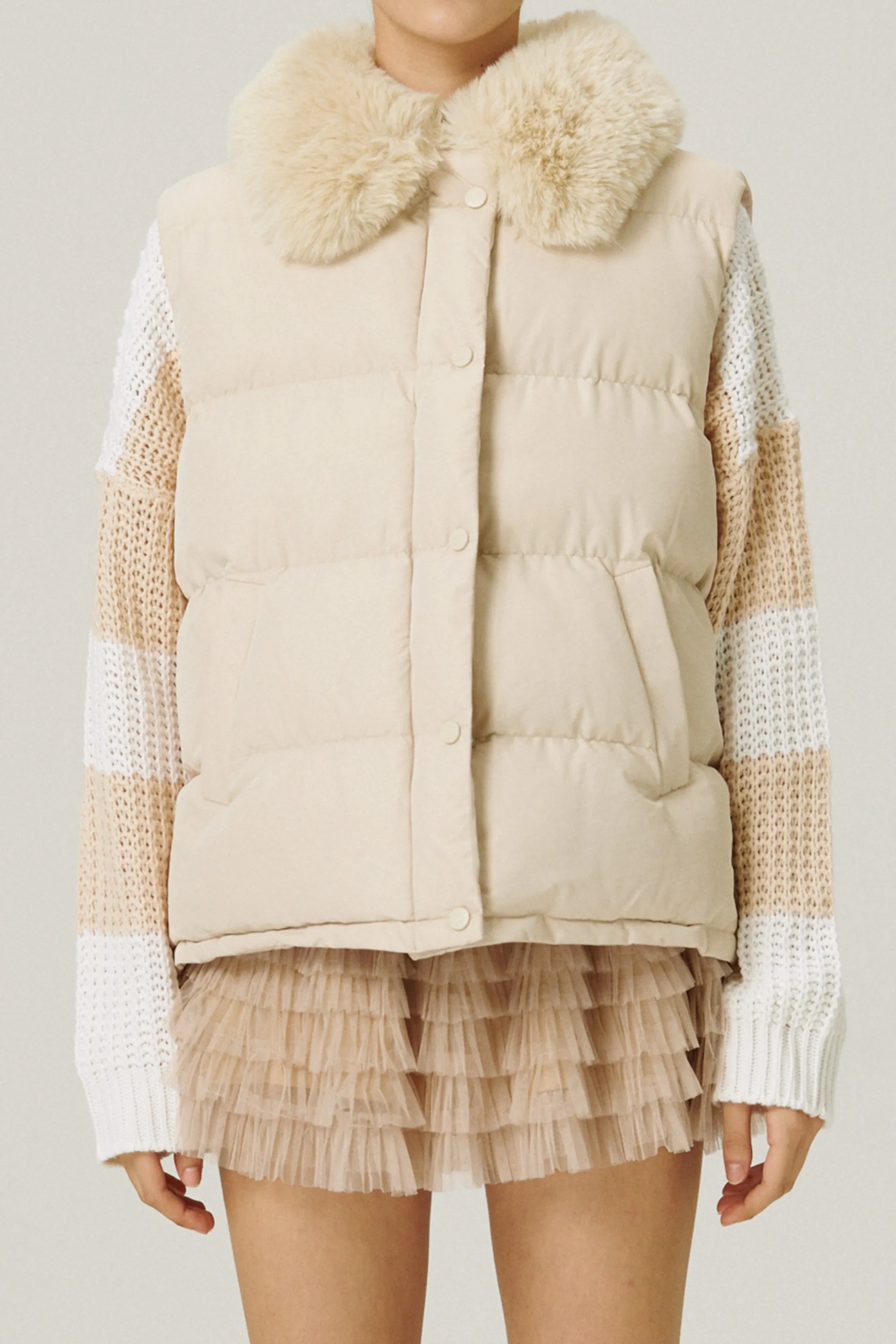 Polina Sleeveless Puffer Jacket
