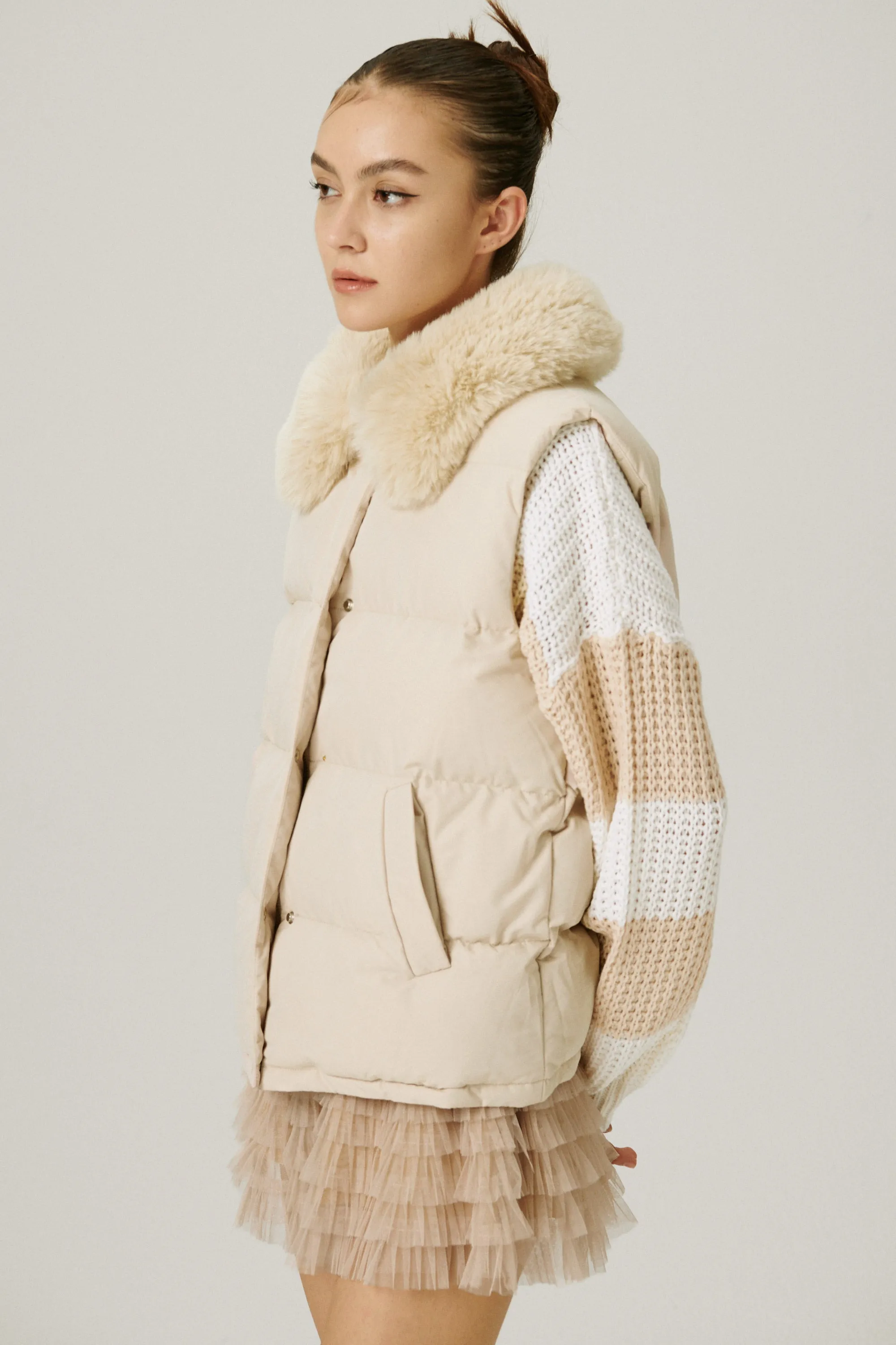 Polina Sleeveless Puffer Jacket