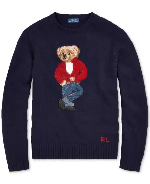 Polo Bear Knit - Navy
