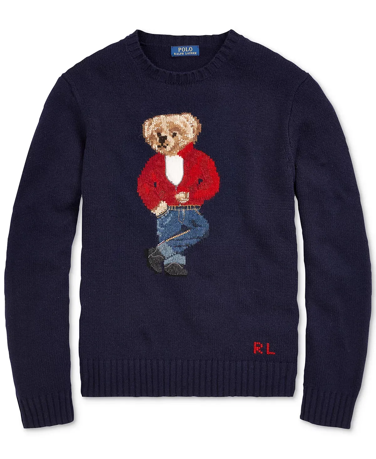 Polo Bear Knit - Navy