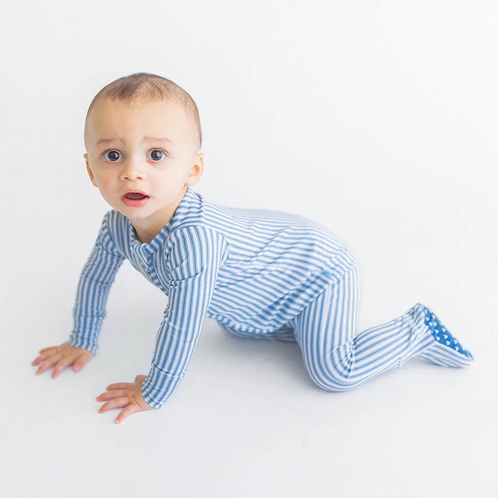 Posh Peanut Harrison Zippered Footie