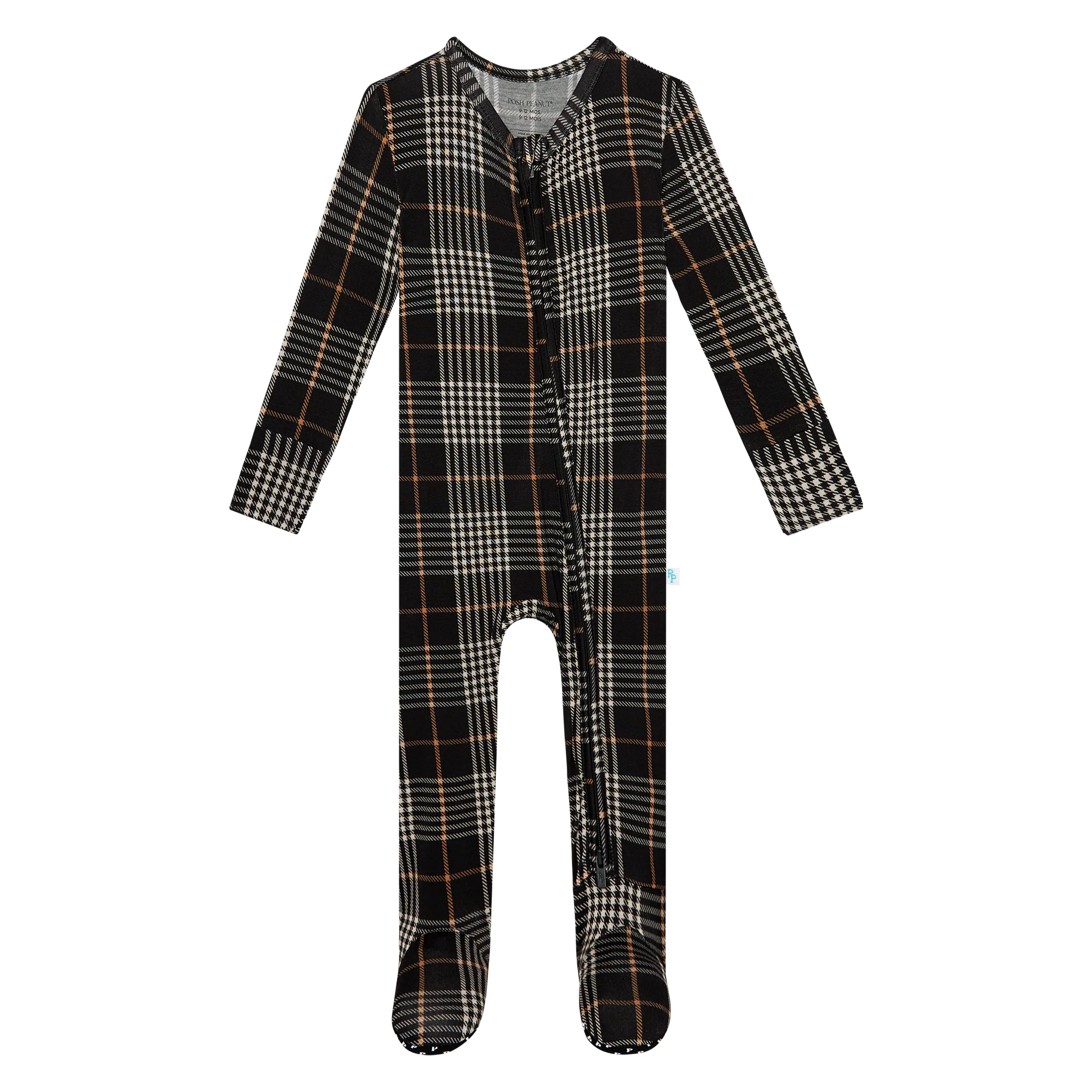 Posh Peanut Sanders Zippered Footie