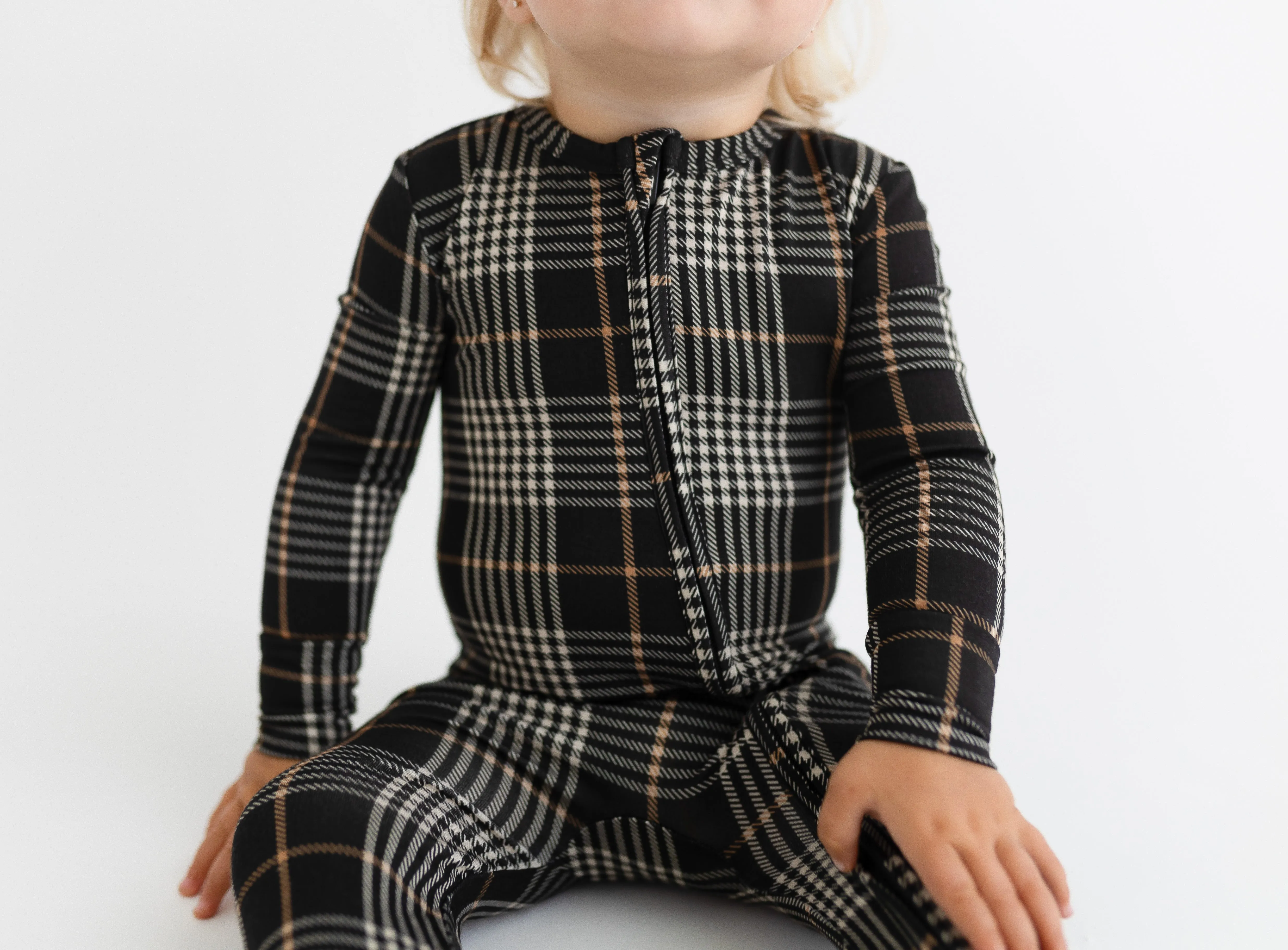 Posh Peanut Sanders Zippered Footie