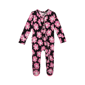 Posh Peanut Winifred Ruffled Zippered Footie