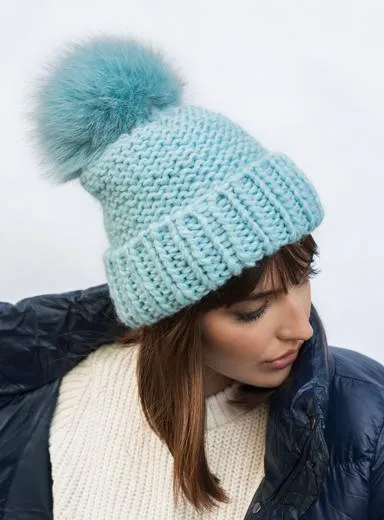 Quartz Handmade Knit Faux Fur