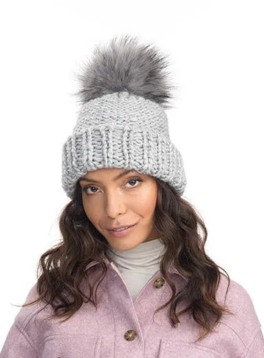Quartz Handmade Knit Faux Fur