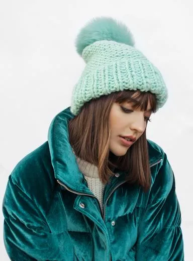 Quartz Handmade Knit Fur