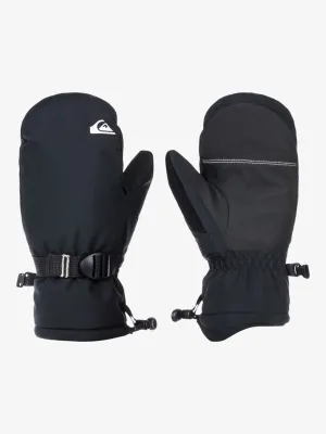 Quiksilver Boys Mission Insulated Black Snowboard/Ski Mittens