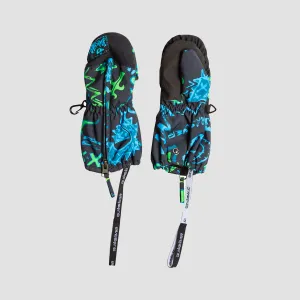 Quiksilver Indie Snow Mitts 2-7 Years Tattoo Heritage True Black - Kids