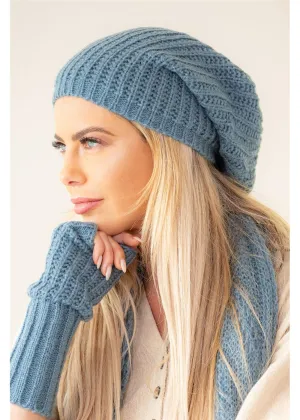 Rib Beanie - Sky