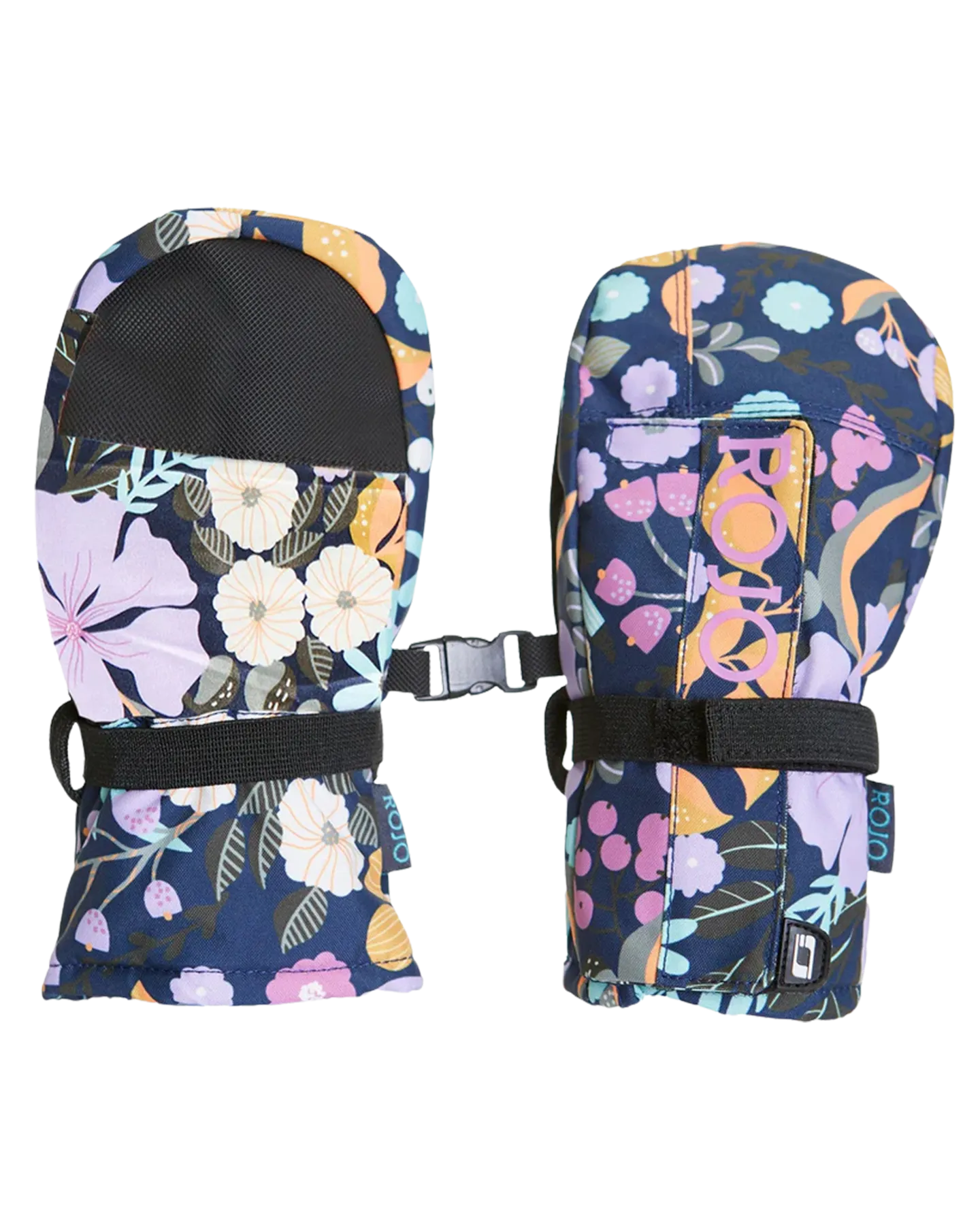 Rojo Girls' Mini Snow Mitts - Mulberry Floral