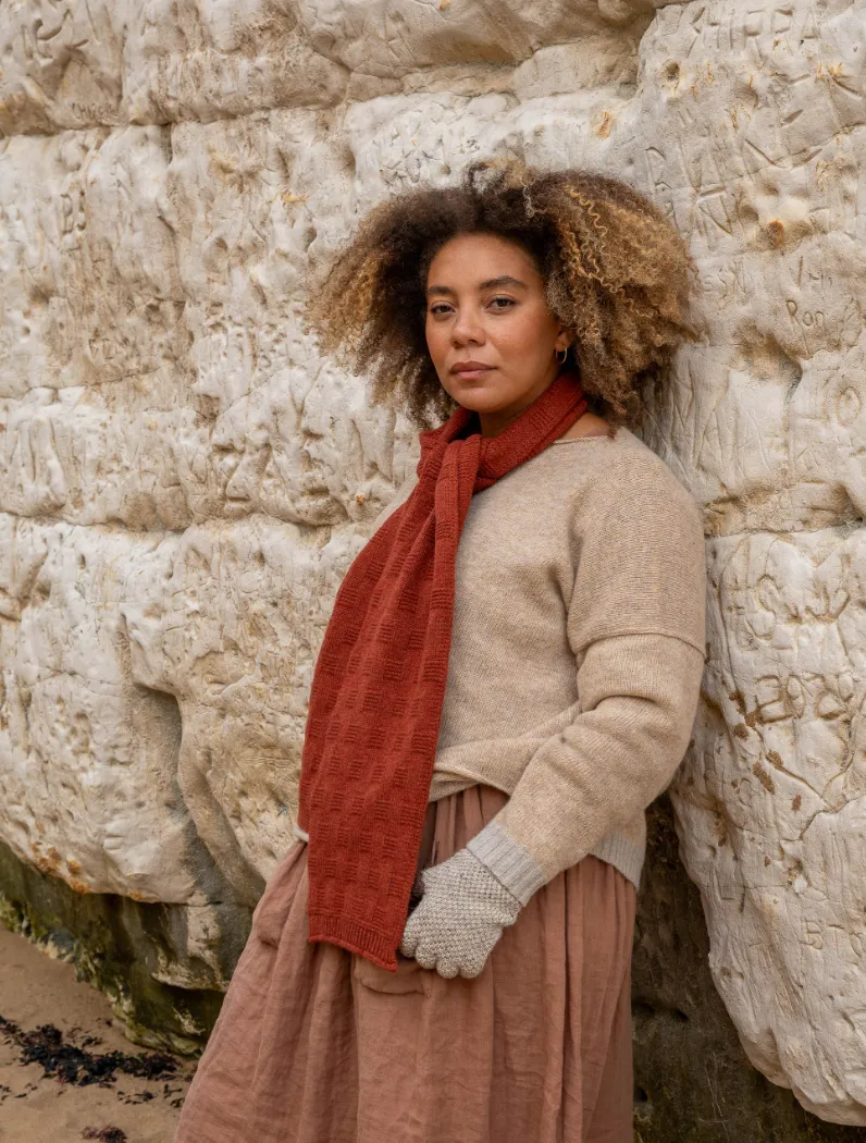 Rove Garter Stitch Scarf