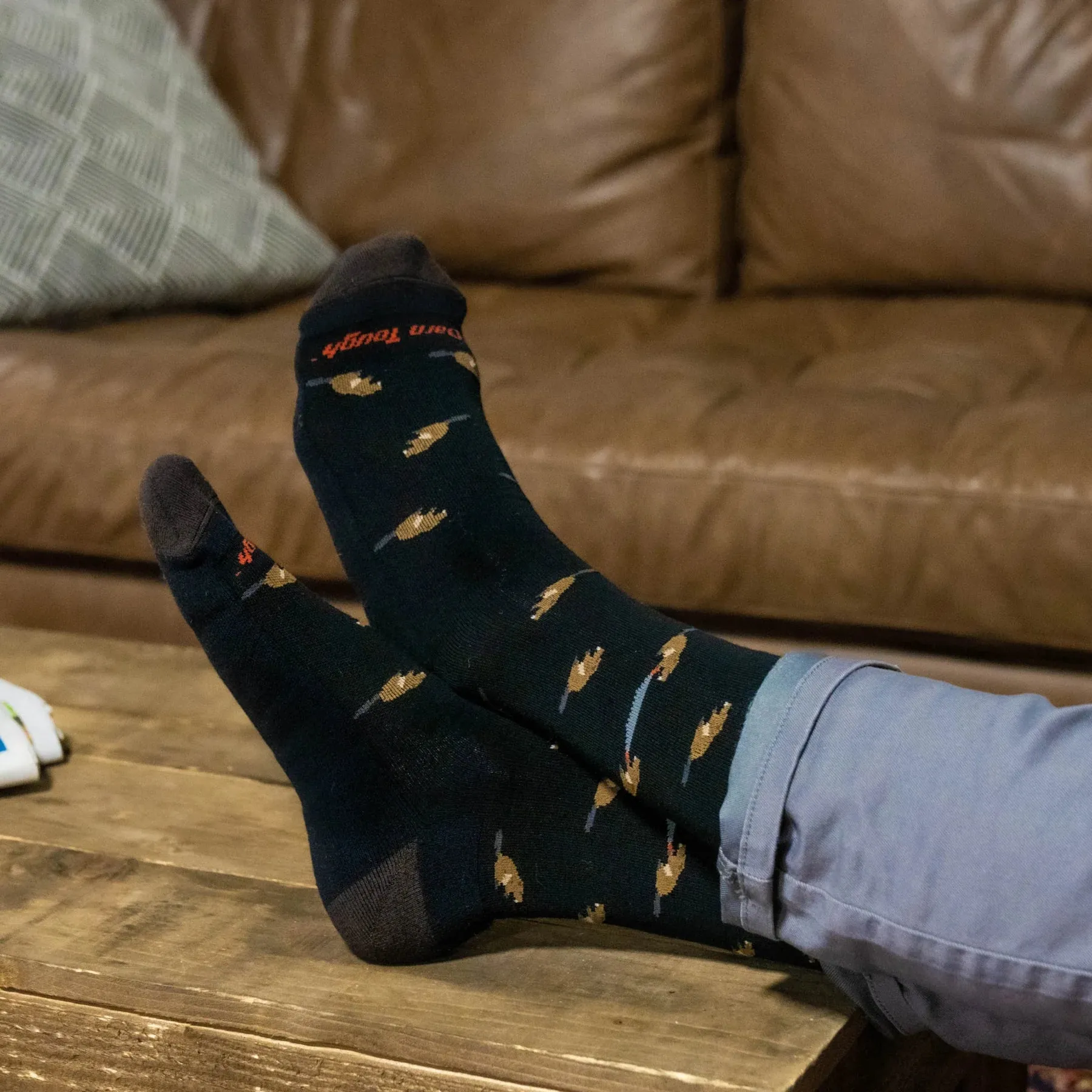 Sawtooth Crew Lightweight Lifestyle Sock with Cushion (Men's) - D6107M