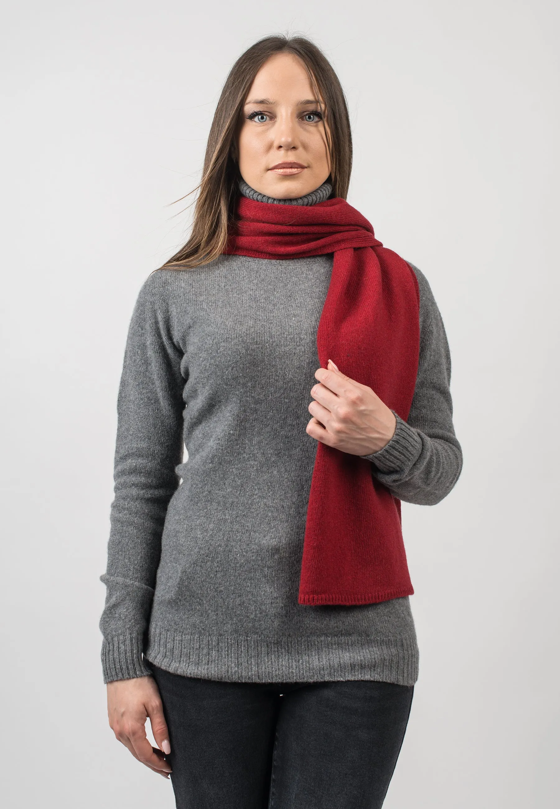 Scarf in 100% regenerated cashmere
