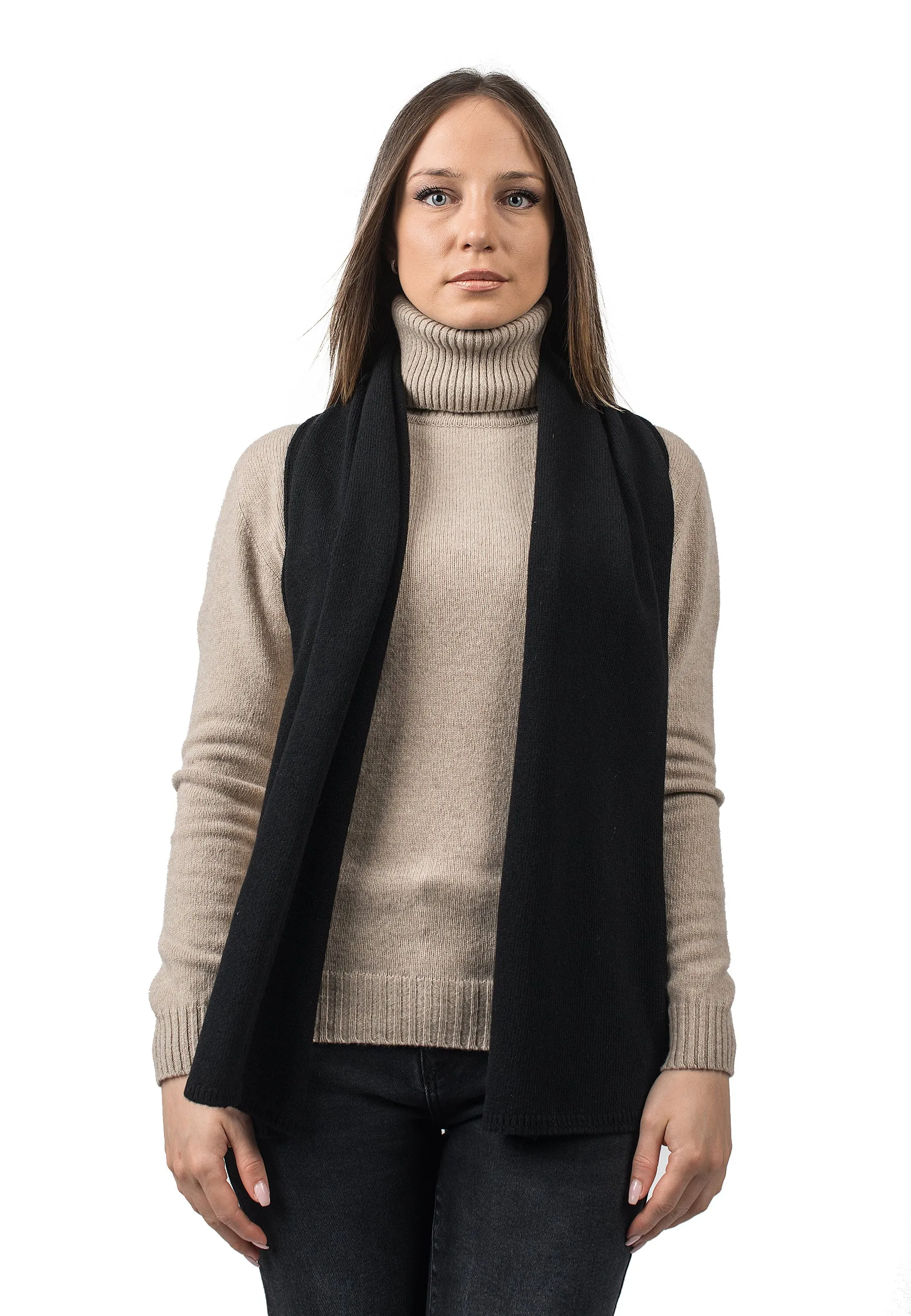 Scarf in 100% regenerated cashmere