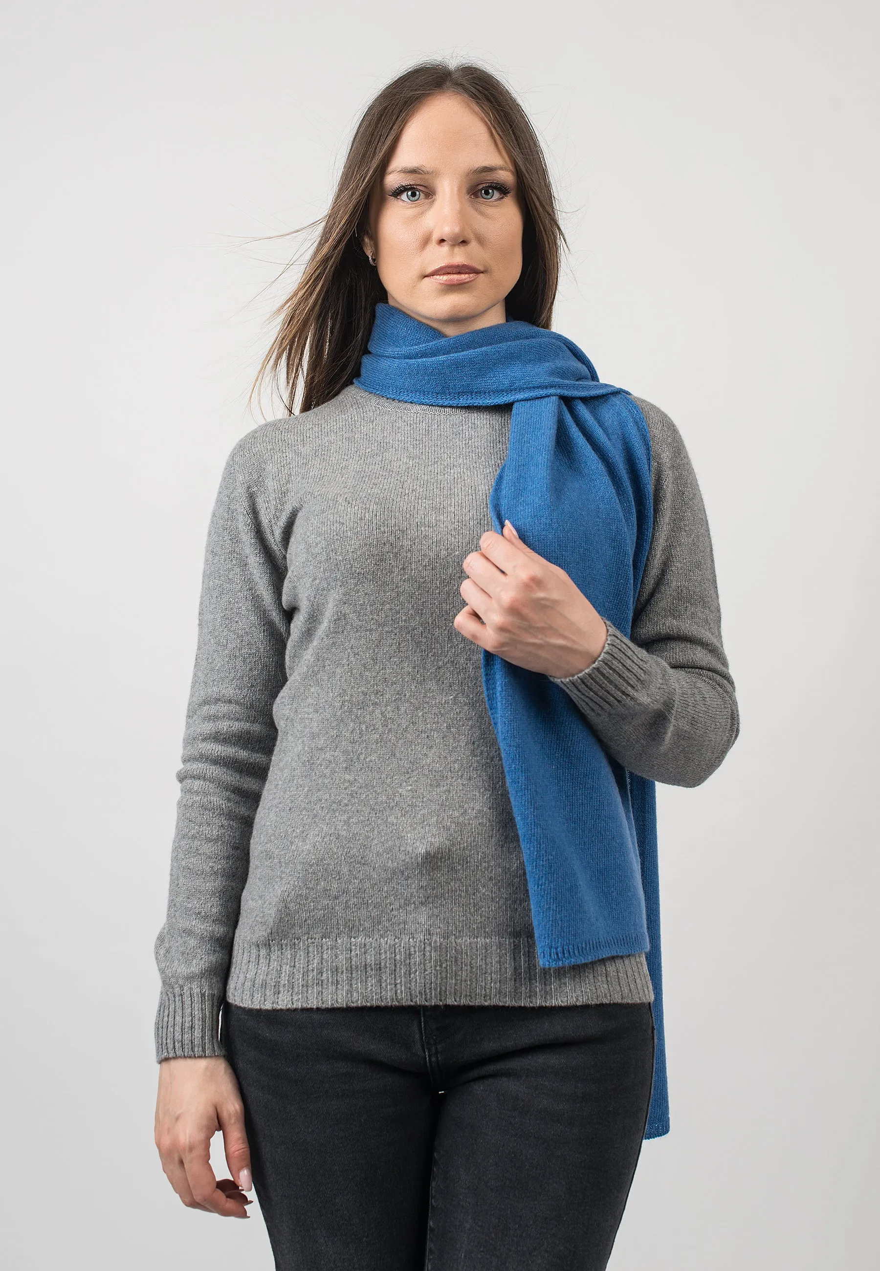 Scarf in 100% regenerated cashmere
