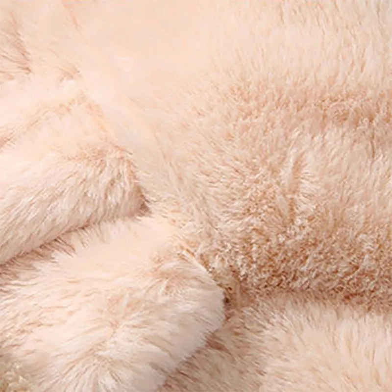 Scarf Ladies Thicken and Lengthen Rex Rabbit Fur To Keep Warm All-match Fur Winter Korean Version Scarves