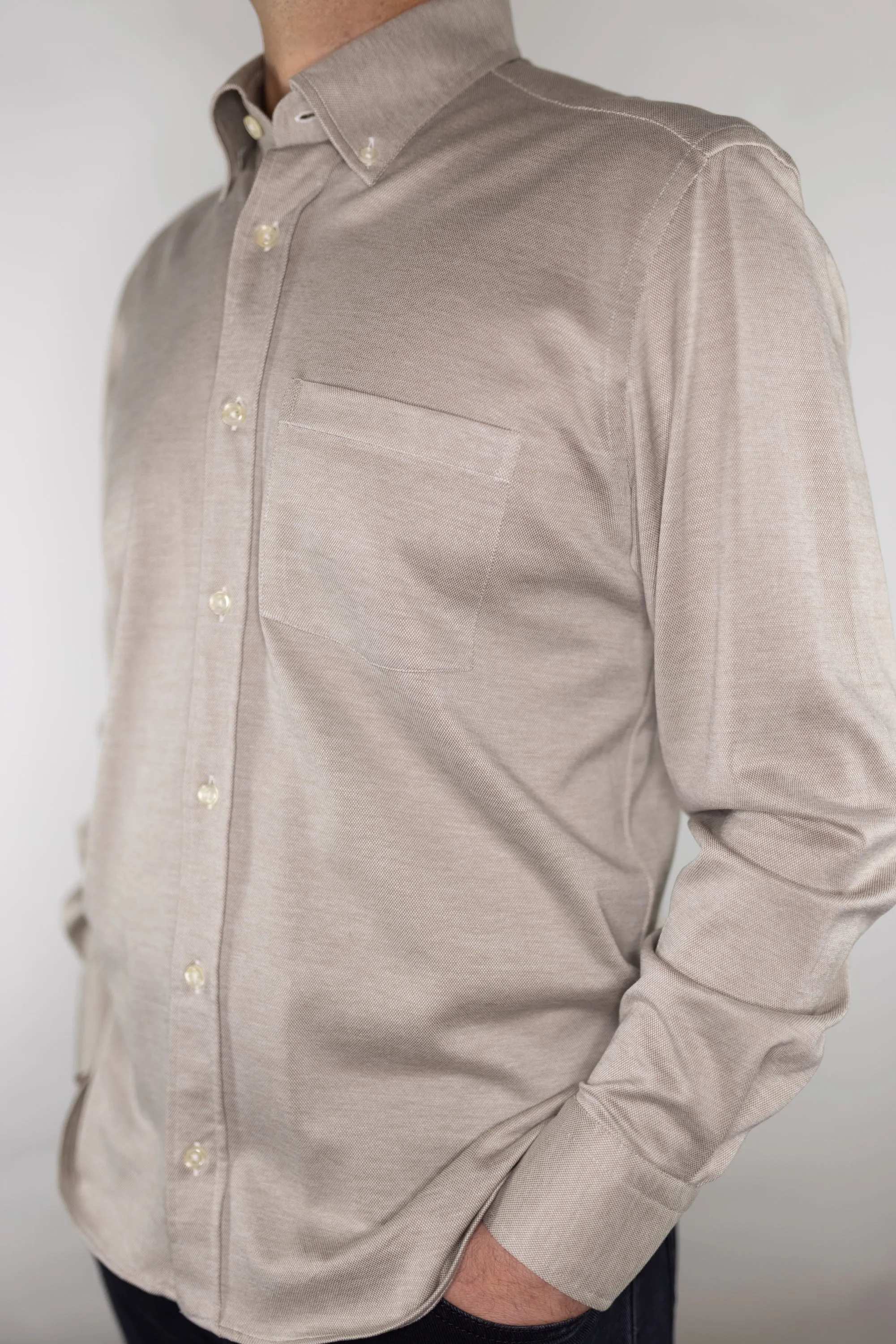 SCOTT BARBER SPORT SHIRT
