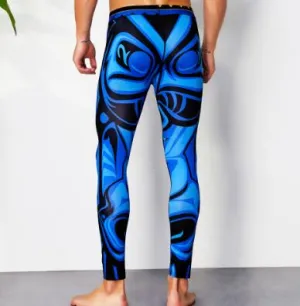SEOBEAN winter Tights Autumn Workout fitness Mens sexy Geometrical pattern Long johns Low Rise leggings Underpants