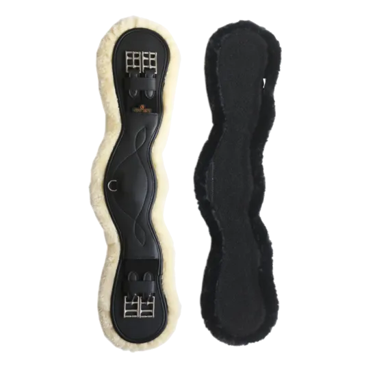 Sheepskin Anatomic Short Girth - Black