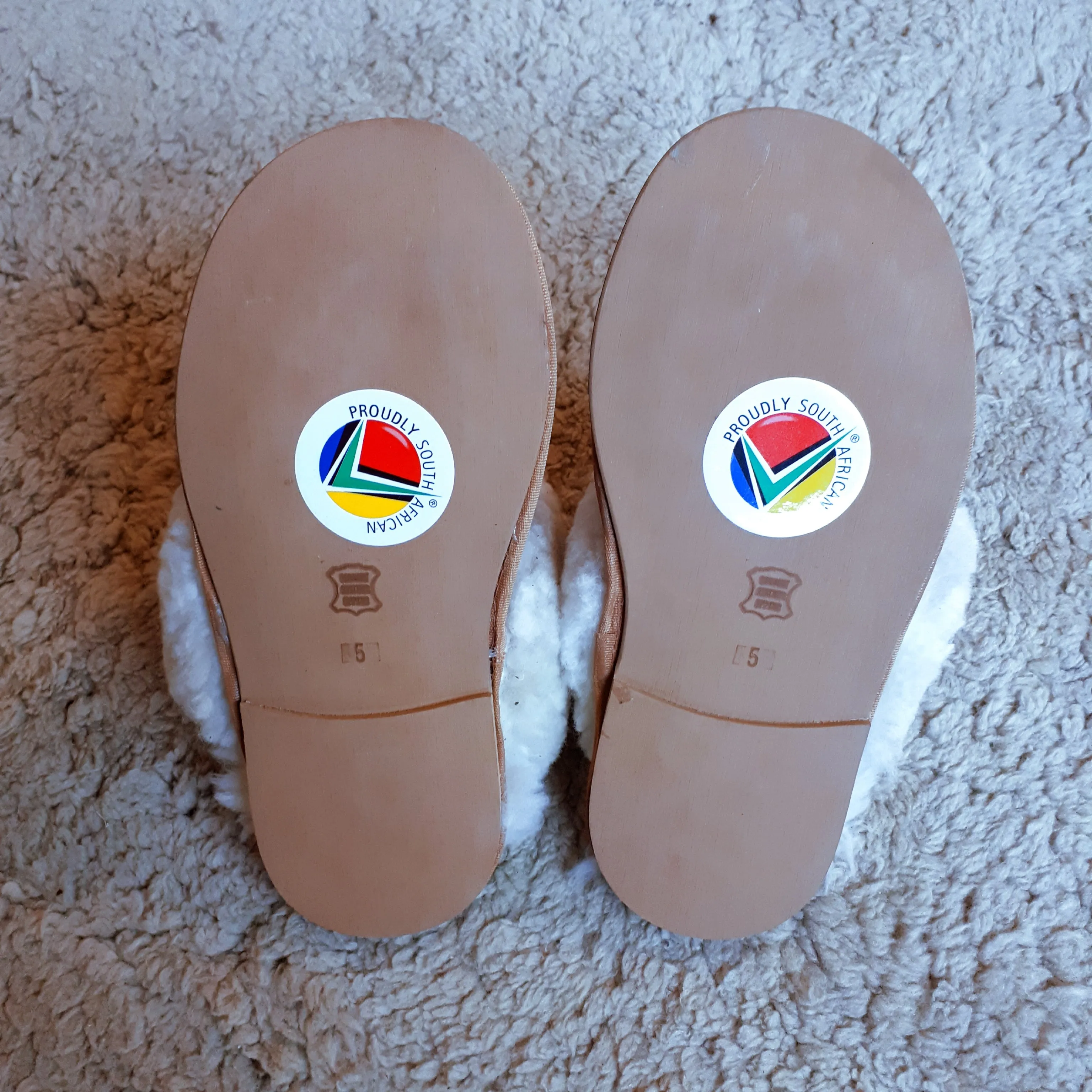 Sheepskin Slippers Ekamu Tan