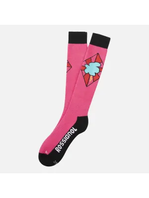Skarpety narciarskie damskie Rossignol W Switti Socks różowy