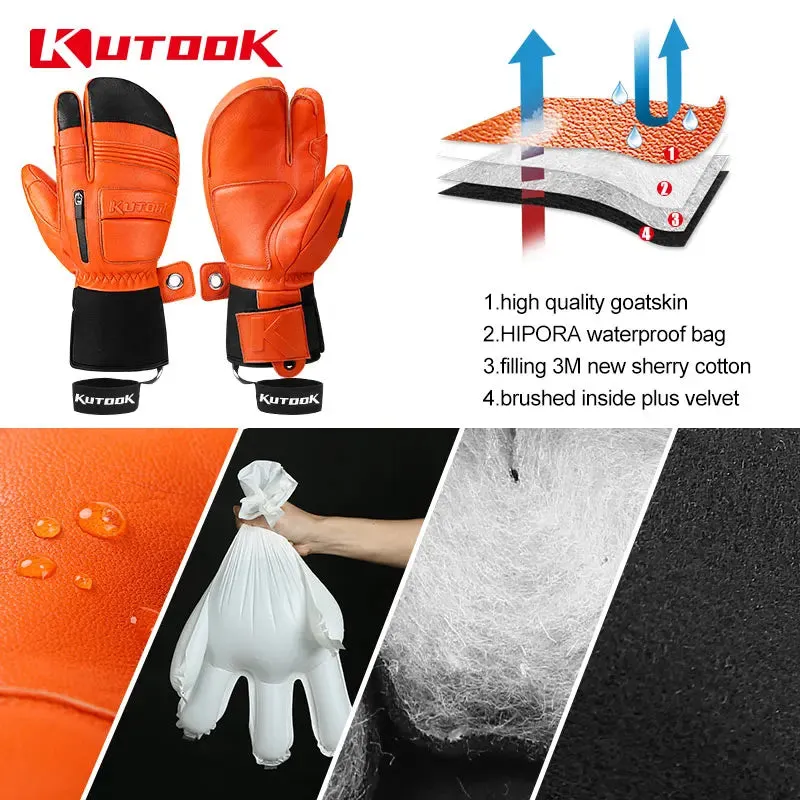 Ski Gloves Goatskin