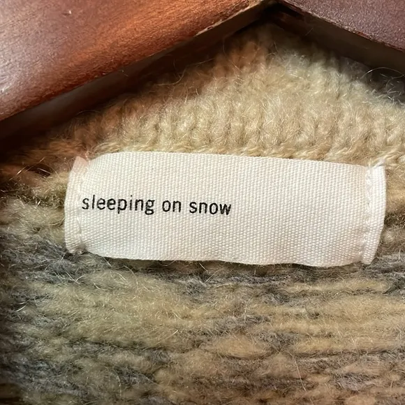 Sleeping on Snow Anthropologie Wool Knit Open Front CardiganWomen’s Size S.