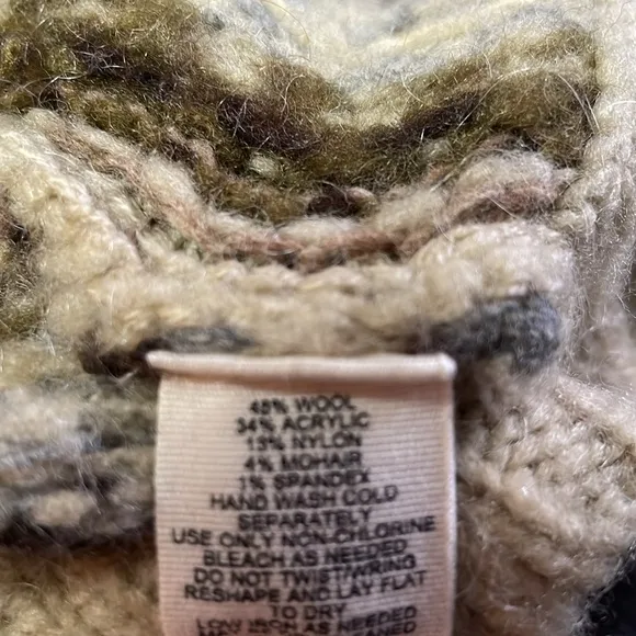 Sleeping on Snow Anthropologie Wool Knit Open Front CardiganWomen’s Size S.