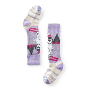 Smartwool Junior Wintersport Full Cushion Yeti Pattern Over The Calf Socks 2025
