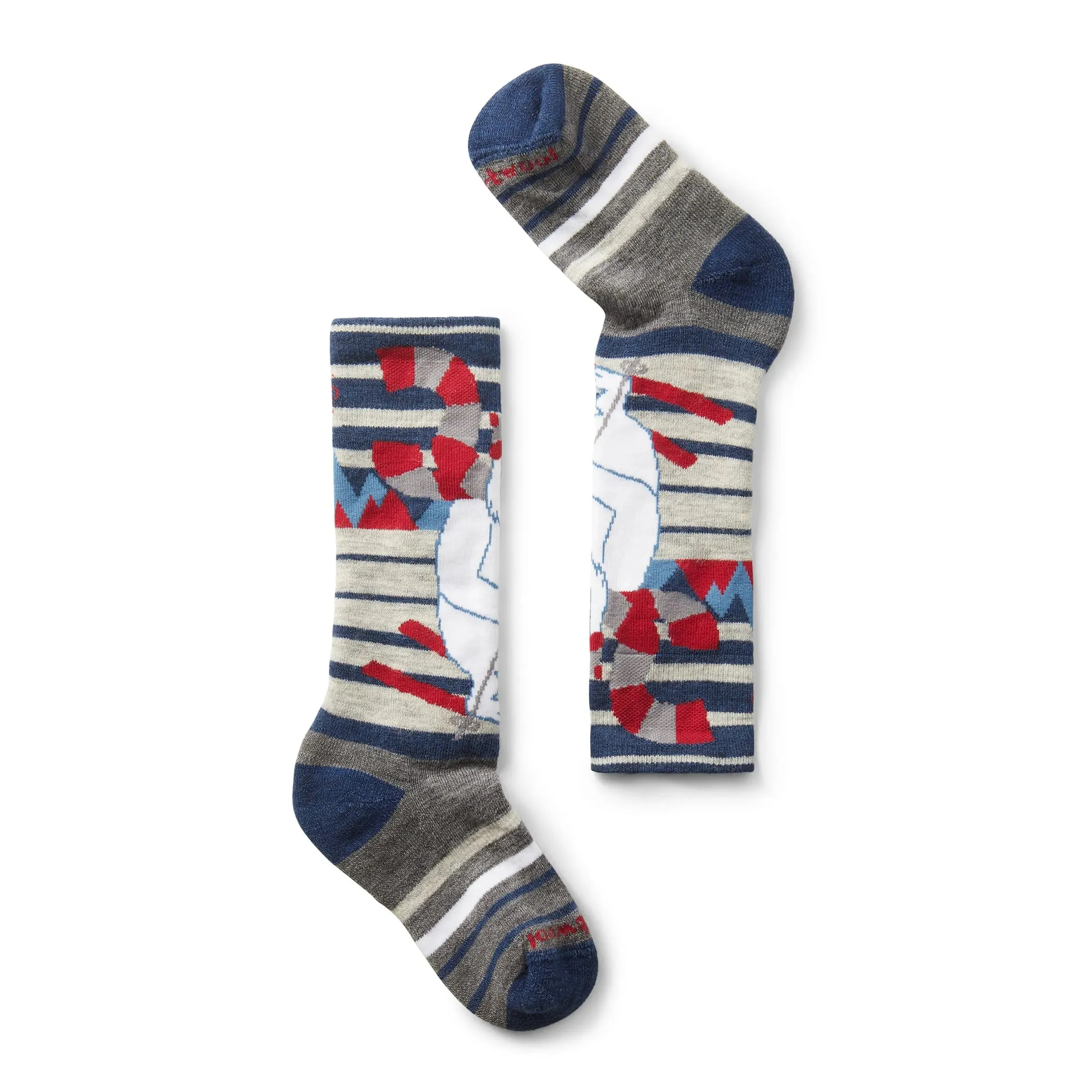 Smartwool Junior Wintersport Full Cushion Yeti Pattern Over The Calf Socks 2025