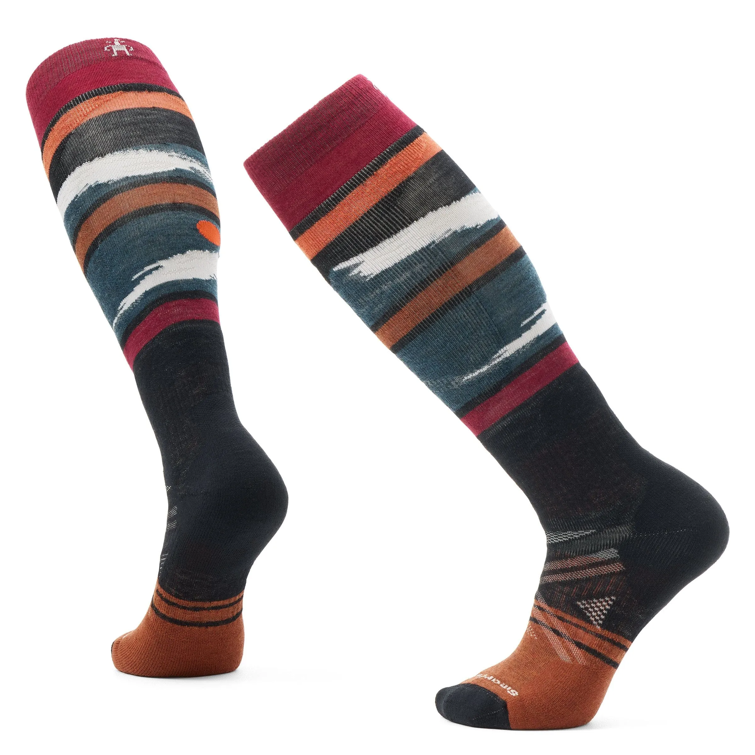 Smartwool Ski Full Cushion Midnight Ski Pattern Over-the-Calf Socks