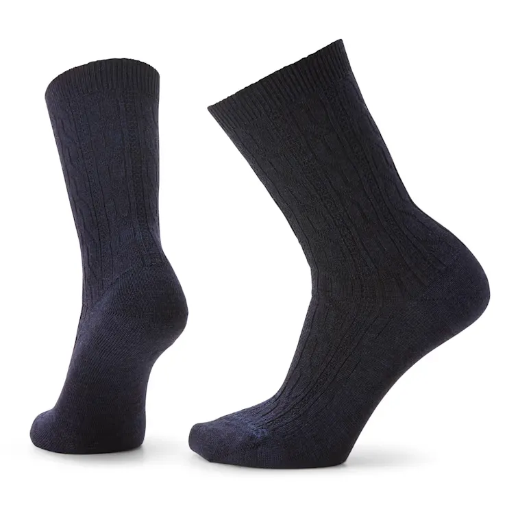 Smartwool Unisex Everyday Zero Cushion Crew Socks - Deep Navy Heather