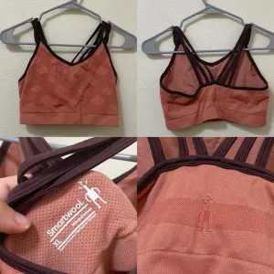 •SMARTWOOL• Women's Strappy Bralette Seamless Low Impact