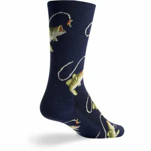 SockGuy Fish-On Turbo Wool Crew Socks