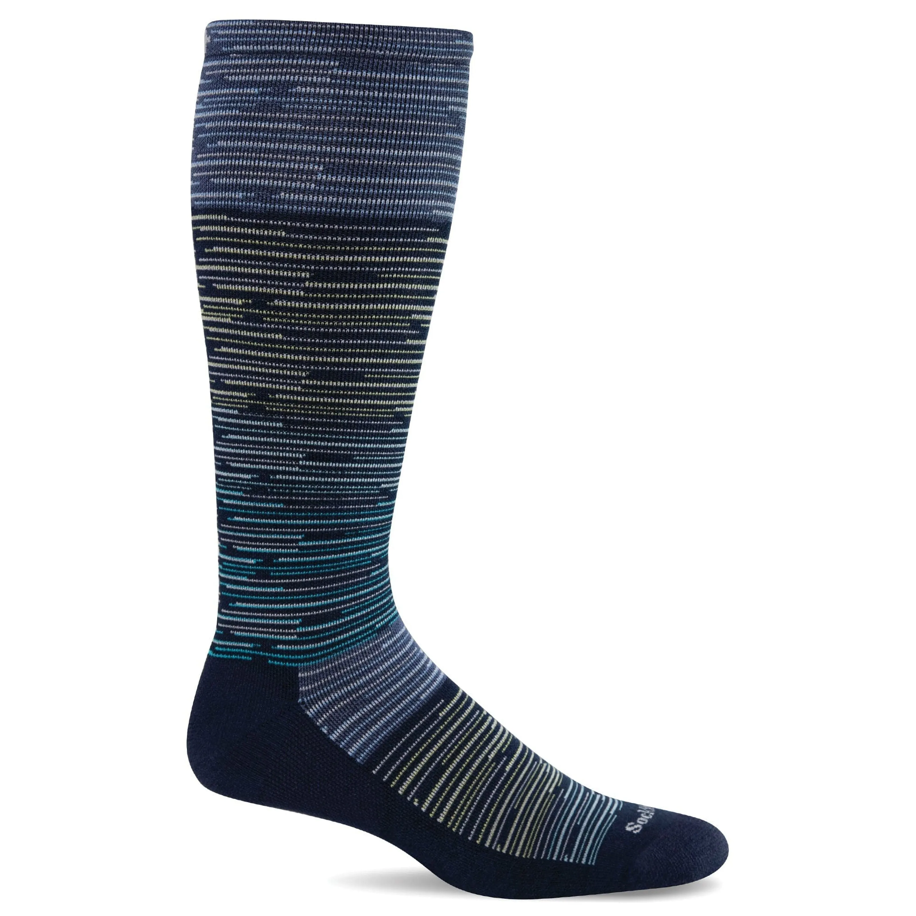 Sockwell Mens Digi Space-Dye Moderate Compression Socks