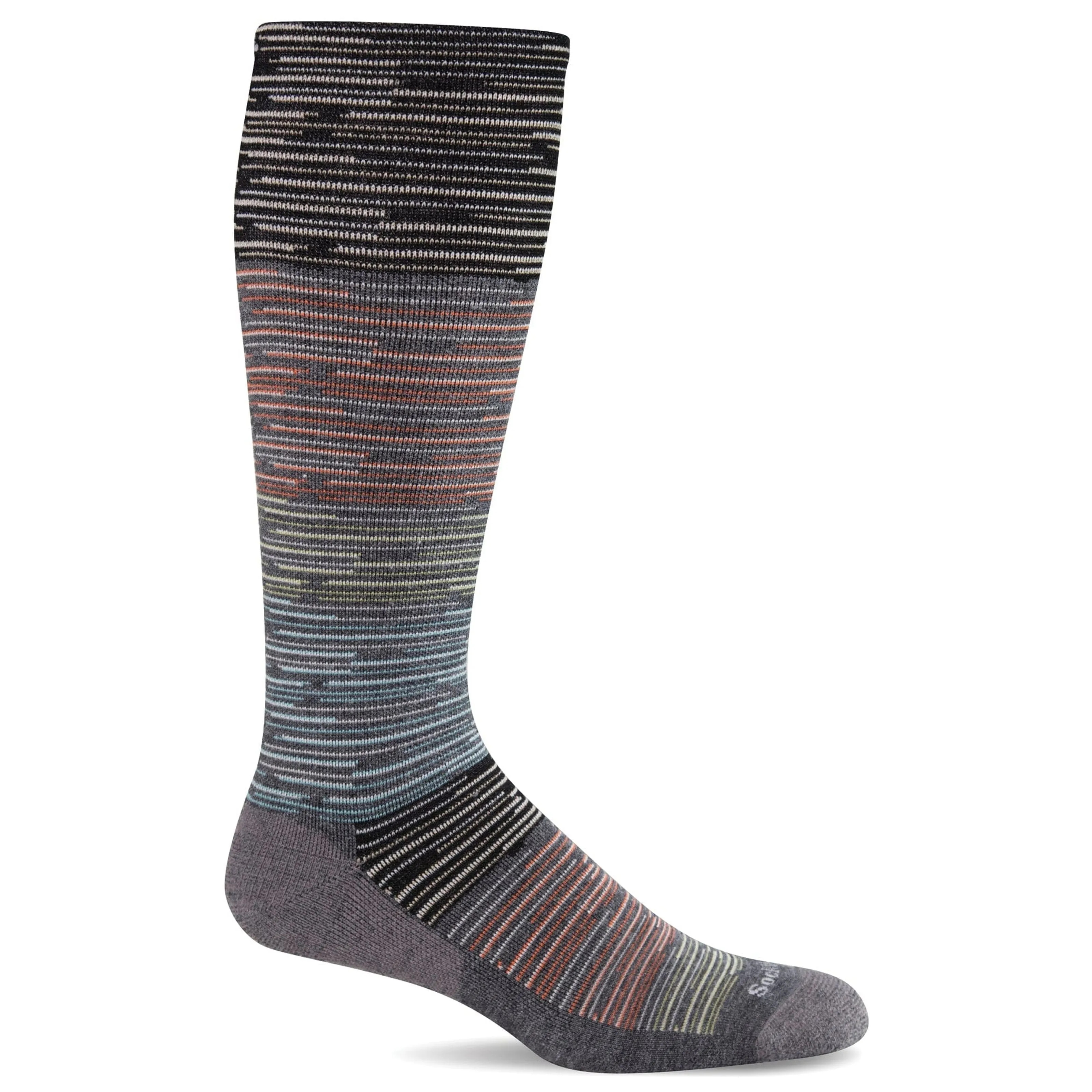 Sockwell Mens Digi Space-Dye Moderate Compression Socks