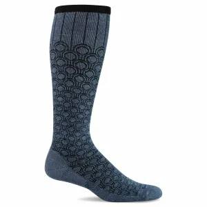 Sockwell Womens Deco Dot Moderate Compression Socks