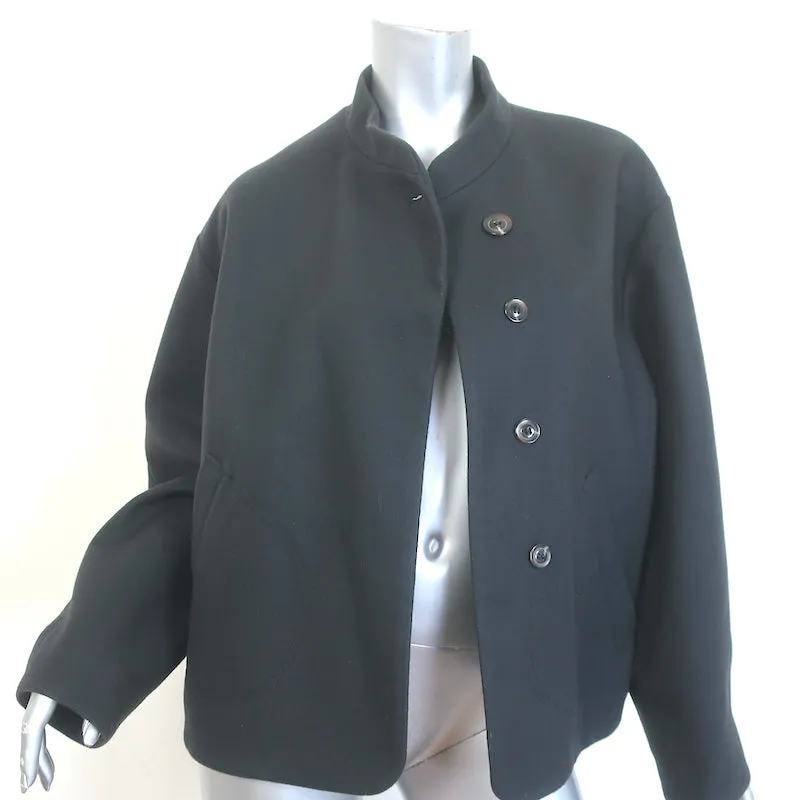 Soeur Taos Double-Faced Jacket Anthracite Wool-Cashmere Size 2