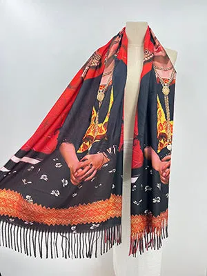 Soft & Warm Plain Sided Scarf ~ Frida E