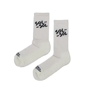 Sol Sol - Essential Socks - Ecru / Black